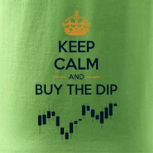 Keep Calm and Buy the Dip - koruna a graf