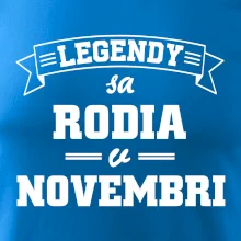 Legendy sa rodia v novembri