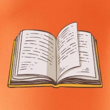 Kniha farebná otvorená Kniha farebná otvorená