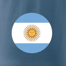 Argentína vlajka guľatá