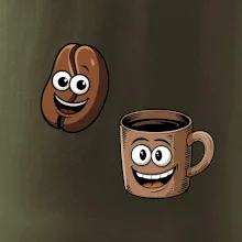 Parové tričko - Hrnček a káva
