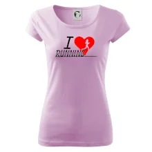 I love running dievča