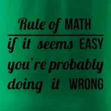 Rule of math