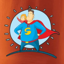 Táta superman - dievča