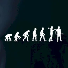 Evolúcia drevorubač - sekera Evolúcia drevorubač - sekera