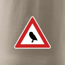 Dopravná značka - Pozor sova