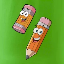 Parové tričko - Ceruzka a guma