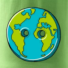 Planéta krajiny gombík (Pecka design)