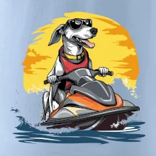 Chrt na vodnom skútri