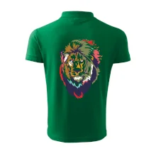 Hlava leva kreslená jednoduchá