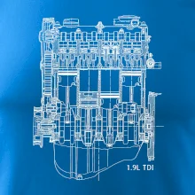 Motor Škoda/ VW 1.9L  TDI ze předu