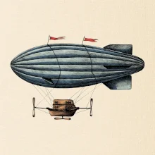 Vzducholoď farebná
