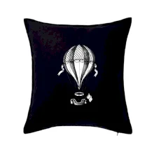 Teplovzdušný balón kreslený