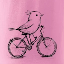 Vtáčik na bicykli