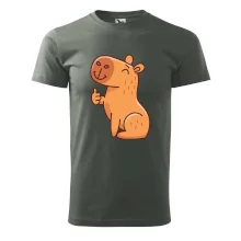 Kapybara s palcom hore Kapybara s palcom hore