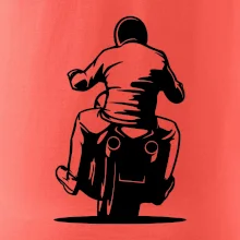 Motorkář na zádech - chopper Motorkář na zádech - chopper