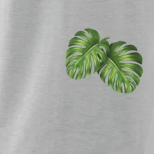 Monstera listy na prsu