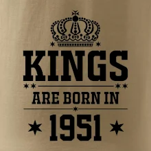 Kings are born in 1951