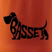 Basset nápis v tele