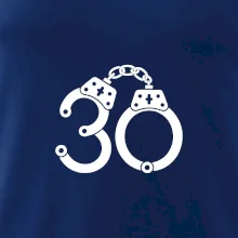 Narodeninové tričko pre policajta - putá 30