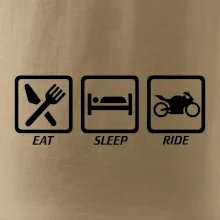 Eat sleep ride - cesta