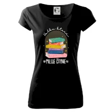 Holka, ktorá miluje čítanie