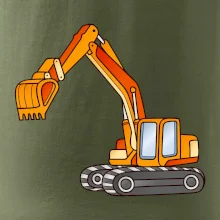 Bager bez nápisu oranžový