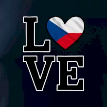 Love Česká vlajka Love Česká vlajka