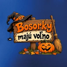 Bosorky majú voľno - tabuľa s tekvicou