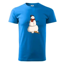 Snehuliak so spadnutým nosom