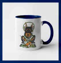 Bojový doberman (Pecka design)