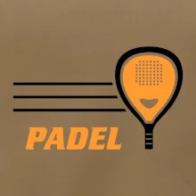 Padel - oranžová raketa