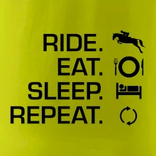 Ride Eat Sleep Repeat Kôň