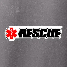 Záchranár rescue kríž červený