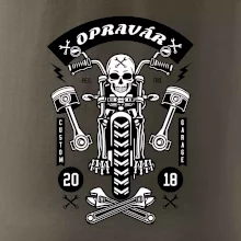 Motorkár  lebka opravár