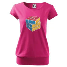 Rubikova kocka kreslená