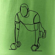 Tréner fitness jedným ťahom