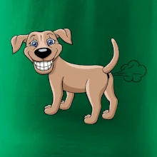 Prdiace pes kreslený (Hana-creative)