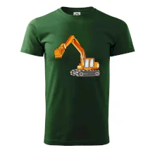 Bager bez nápisu oranžový Bager bez nápisu oranžový