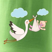 Bocian čakáme bábätko - dievča