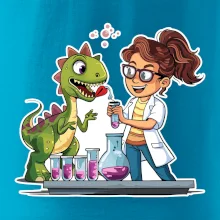 Chemik a dinosaurus - dievča