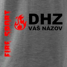 DHZ (oheň, firesport, názov sboru - vlastný nápis)