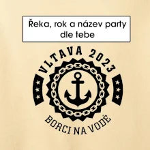 K vode - kotva (vlastný nápis)