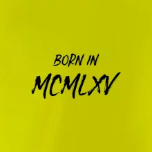 Born in - Rímske číslo 1965