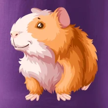 Morča - kreslené, bielo oranžové