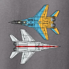 Mig 29 Fulcrum zo spoda a zo shora