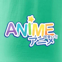 Anime nápis dúhový