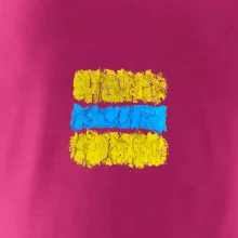 Turistická Cyklo značka - žlto modrá