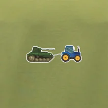 Ukrajinský traktorový pluk ulovil tank