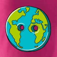 Planéta krajiny gombík (Pecka design)